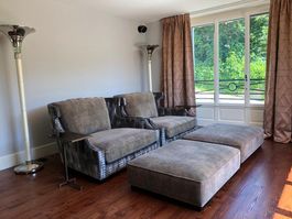 EXCEPTIONNEL COUPLE DE FAUTEUILS DE CREATEUR (VANHAMME)