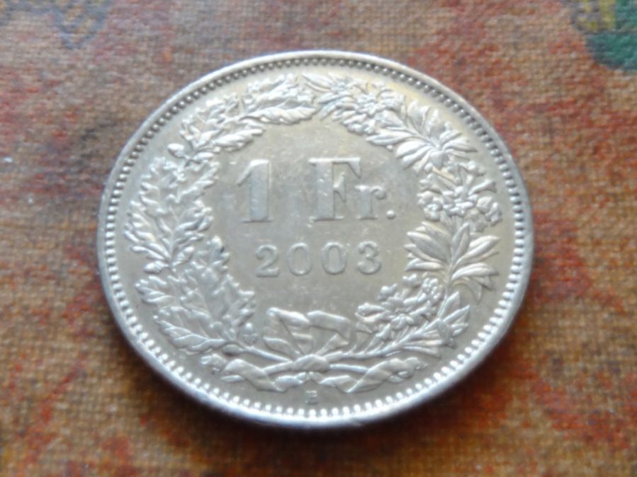 Toutes les monnaies: 1 Fr. 2003 – D'occasion à Romanel-sur-Lausanne par Swift13