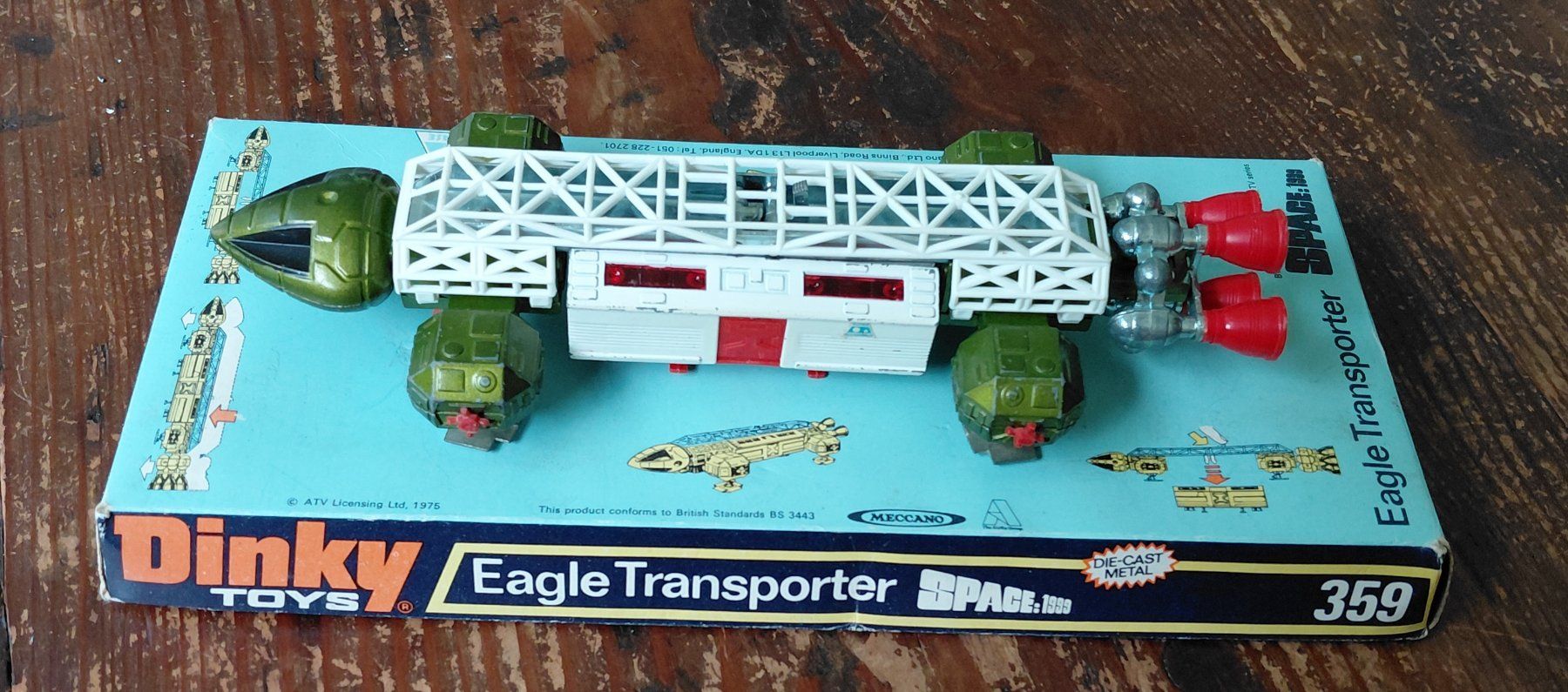 Dinky Toys Kit di modellismo & Modellini statici: Dinky Toys Eagle Transporter Space 1999 model 359 – Usato da S. Vittore venduto da Gmg70 3