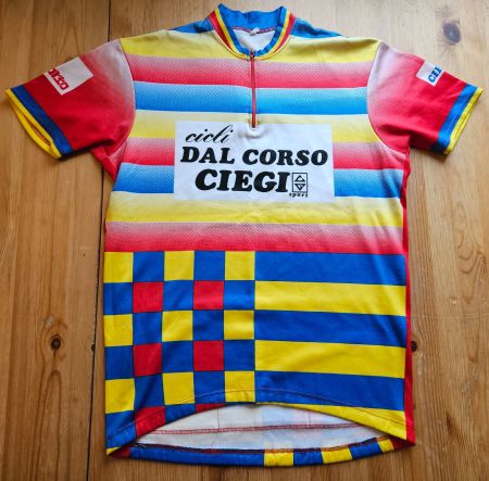Radtrikot Italien vintage Gr. L Velo Radsport Trikot