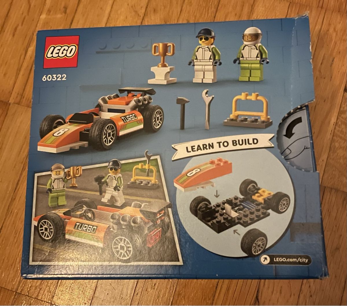 Lego Kit di costruzioni: Lego 60322 Rennauto/ Formula – Usato da Bassersdorf venduto da zackazacka