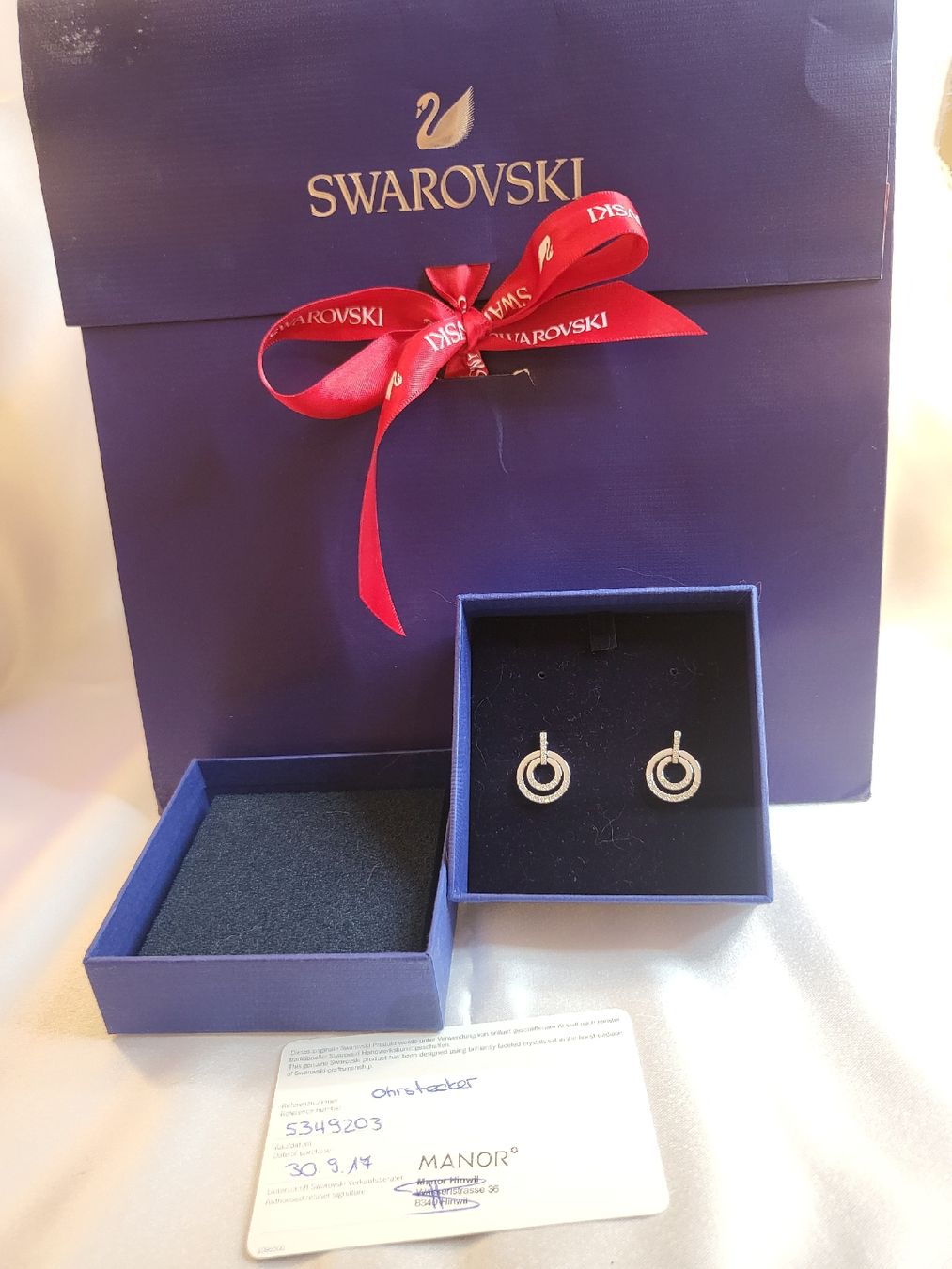 Swarovski Ohrringe & -stecker: NEUE Swarovski Ohrringen – Neu und originalverpackt aus Hellbühl von d.d.d.125