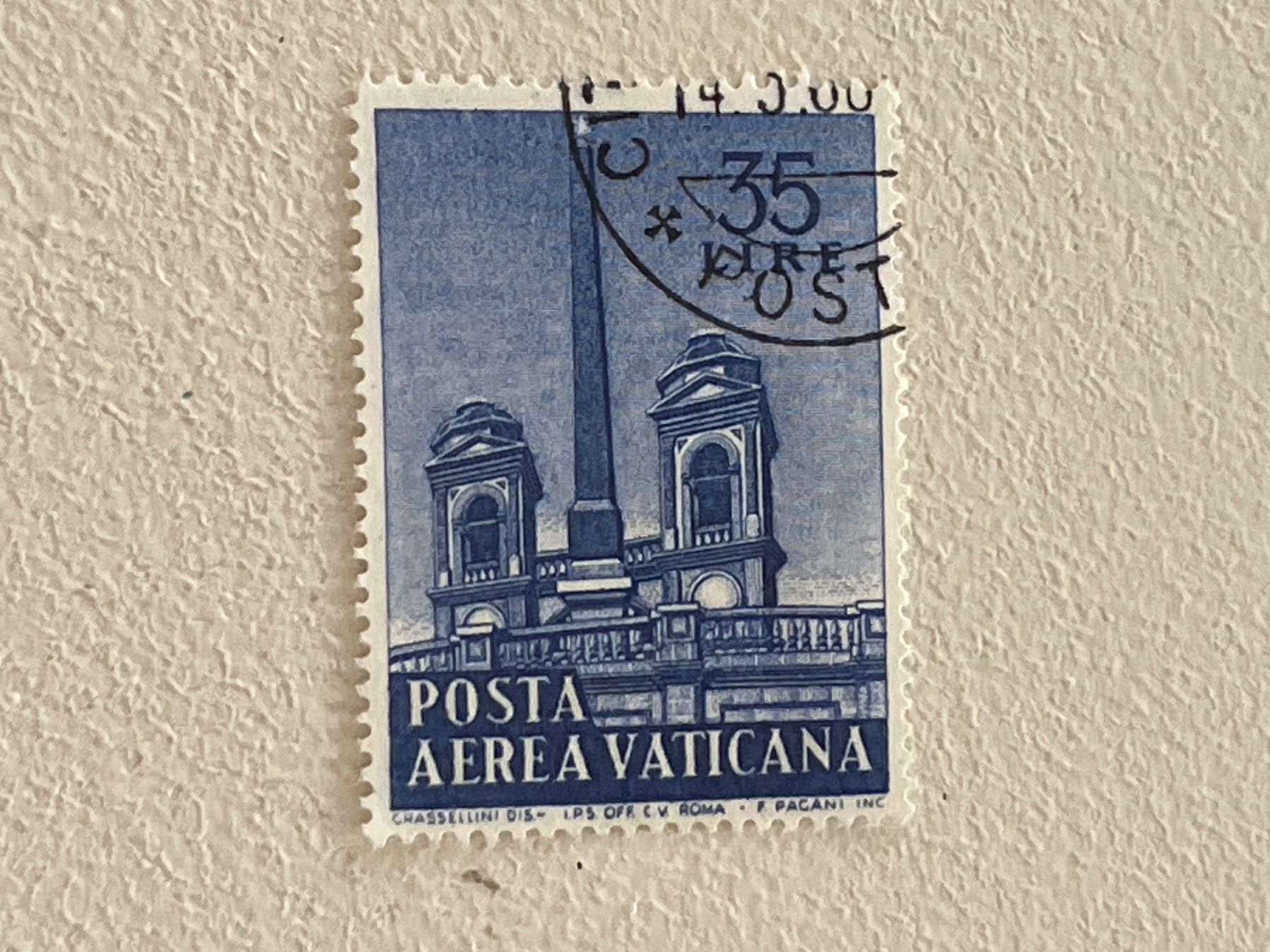 Alle Briefmarken: Briefmarke: Città del Vaticano – Gebraucht aus Chiasso von AzenYa