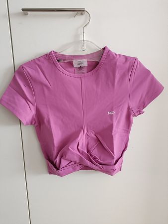 Damen Power Kurzarm-Crop-Top - Grösse S
