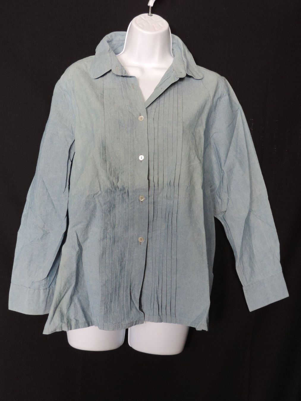 Camicette: chemise jeans bleue claire Pupa – Usato da Genève venduto da Axelle333 5