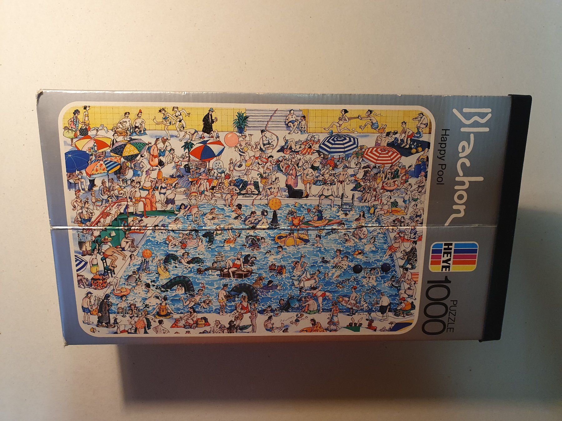 Heye Puzzle: Blachon Puzzle - Happy Pool - 1000 Teile - von 1987 – Usato da Stilli venduto da Mos1