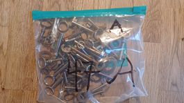 47 antike Schlüssel, Deko, Schlüsselbund, Basteln, Vintage