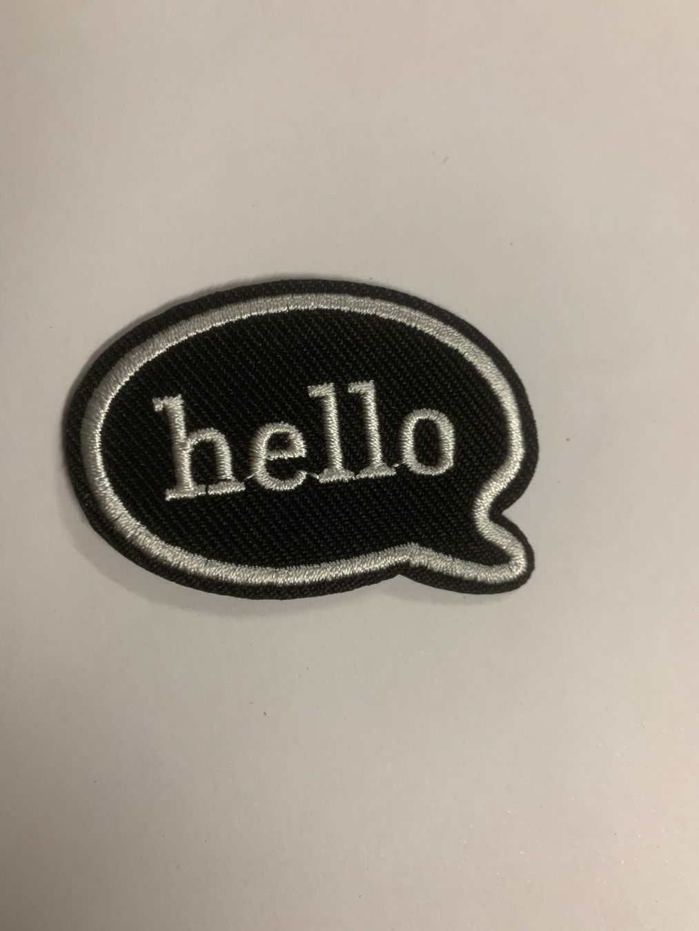 Patches: Hallo Bügelbild, Badge, Aufngäher – Neu und originalverpackt aus Ostermundigen von Mcone