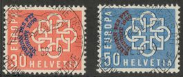 CH - ET Vollstempel - Zst. Nr. 349 + 350