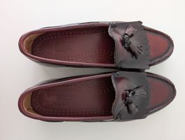 G.H. Bass Weejuns Leather Loafers M40/W41.5 narrow burgundy