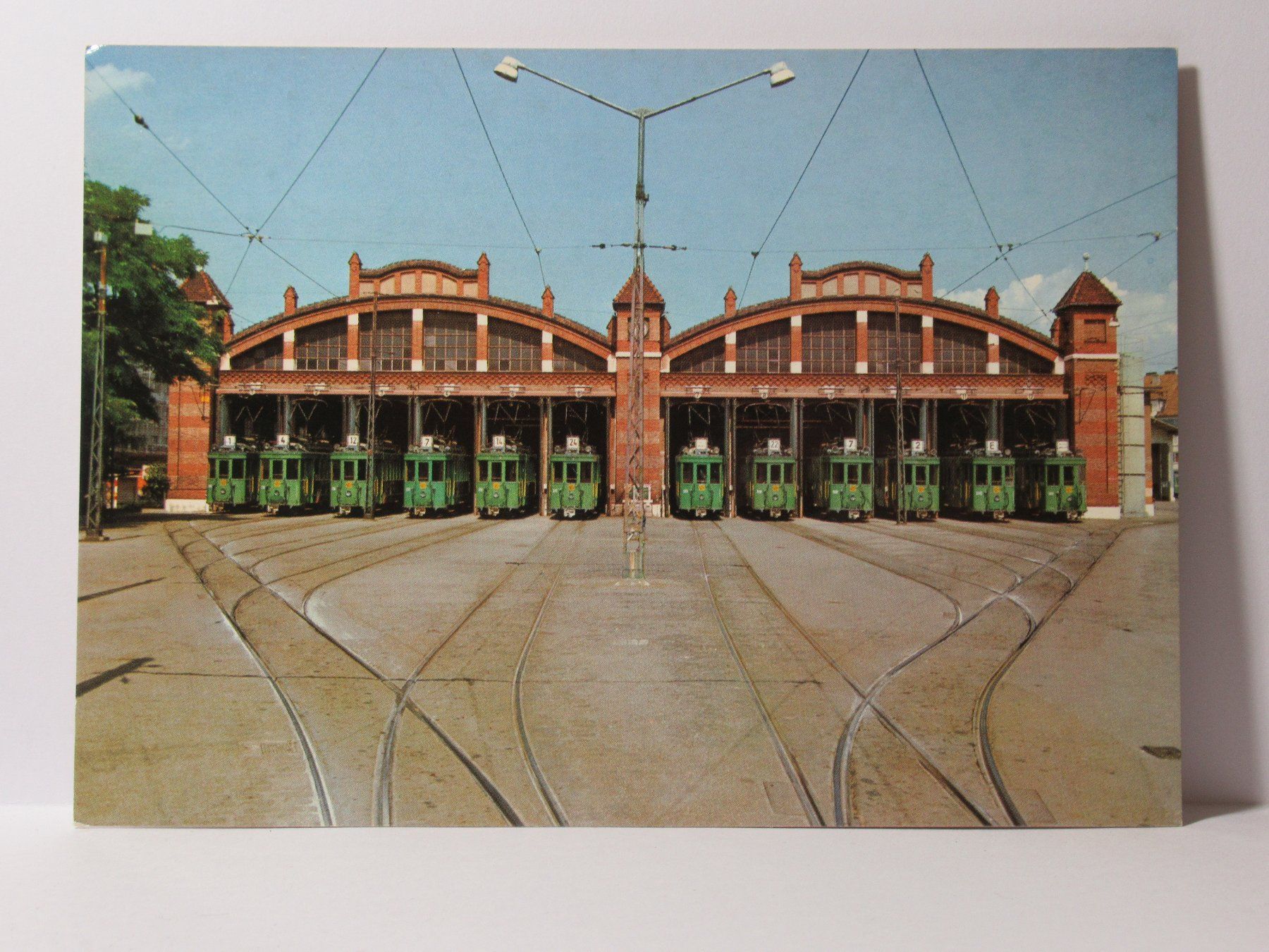 Cartoline postali: Basel , Tramparade , Depot Wiesenplatz BVB – Nuovo (secondo la descrizione) da Grenchen venduto da Bluemchen1900