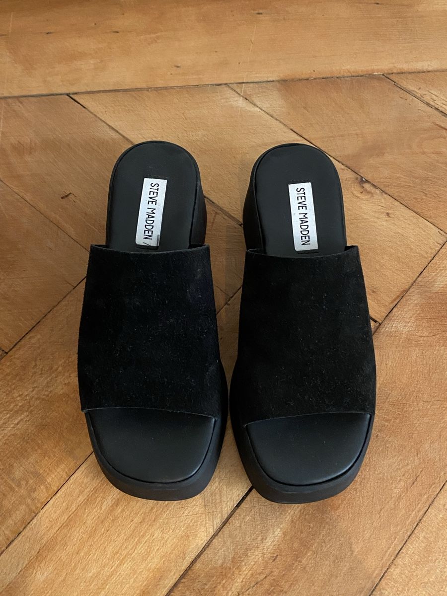 Steve Madden Chaussures femmes: Never worn! Steve madden platform slides – Neuf (Voir description) à Zürich par sadden