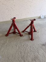 Wagenheber Stützen 1 1/2 Ton Rot Paar 2 Stk