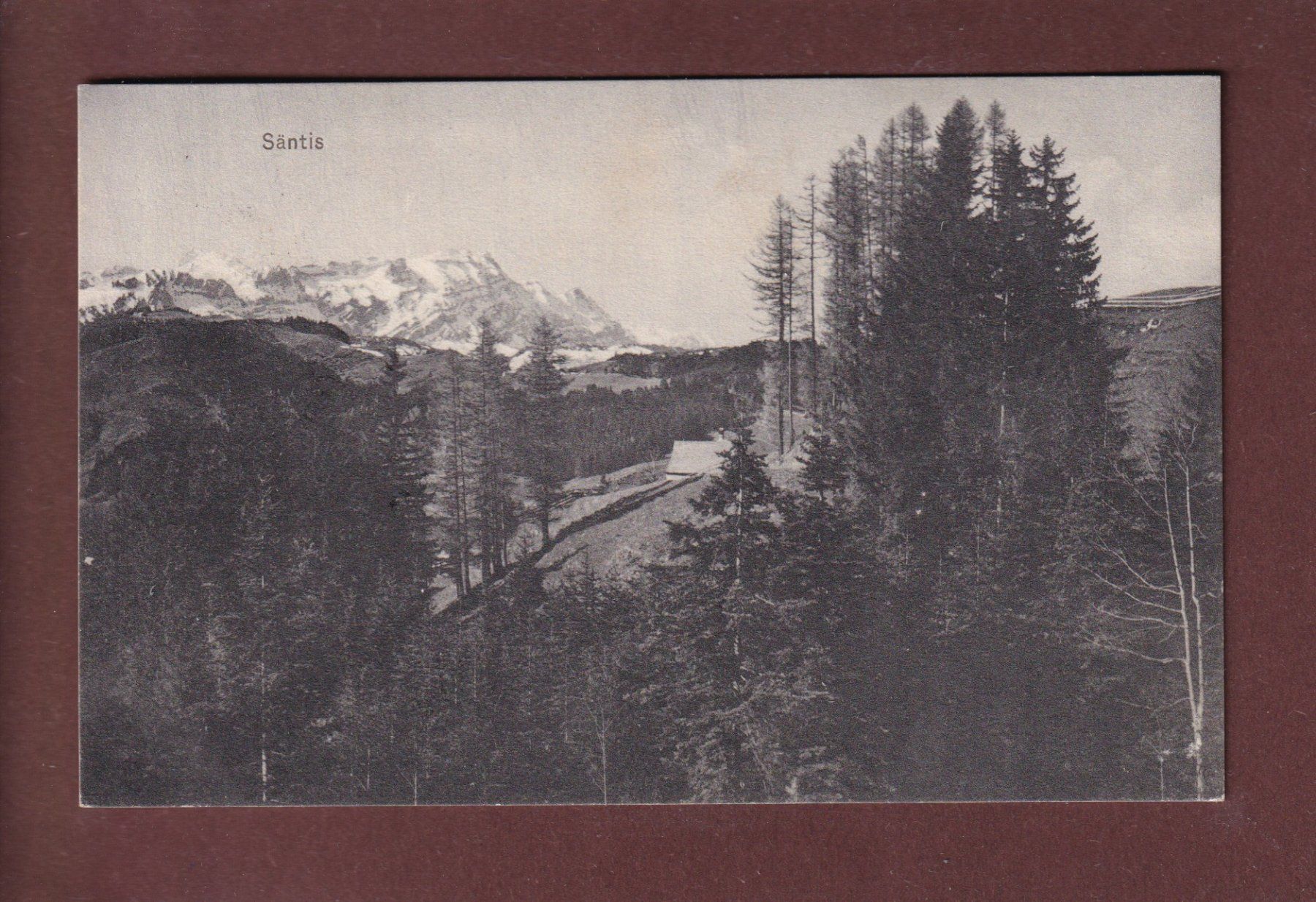 Ansichtskarten: SÄNTIS - 1913 – Gebraucht aus Pully von nicecards