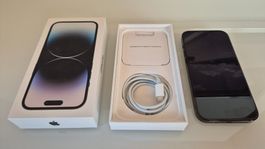 Apple iPhone 14 Pro, 128 GB, Space Black, mit OVP