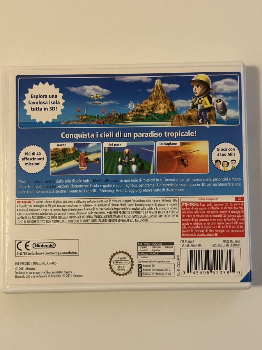 Nintendo Giochi: 🔥 Pilotwings Resort, Nintendo 3DS – Nuovo (secondo la descrizione) da Zürich venduto da Collecting-World 1