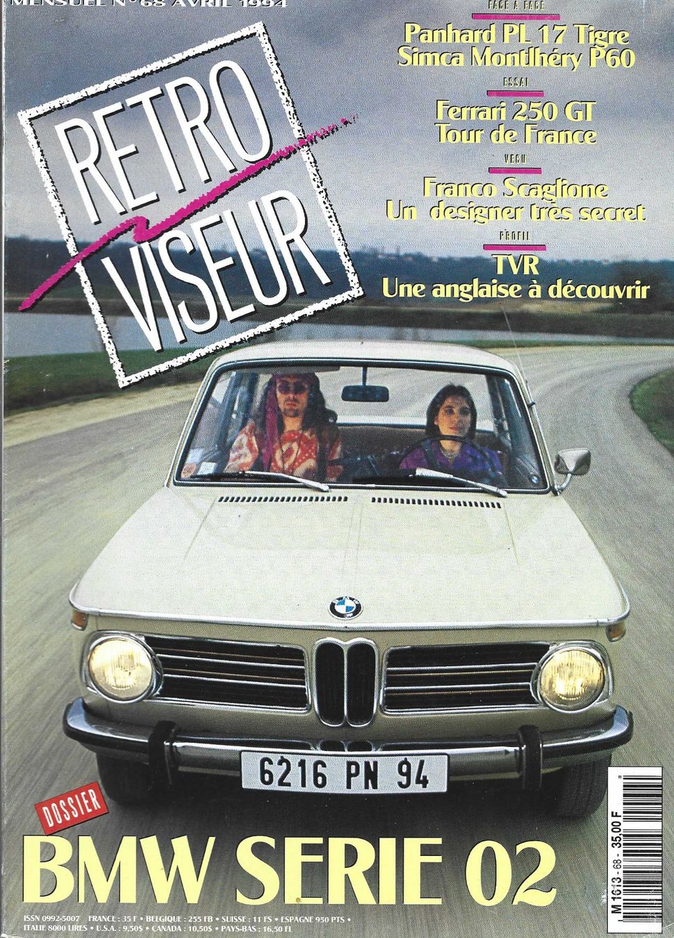 Libri: Rétroviseur No 68, avril 1994 – Usato da Fontainemelon venduto da Jice12