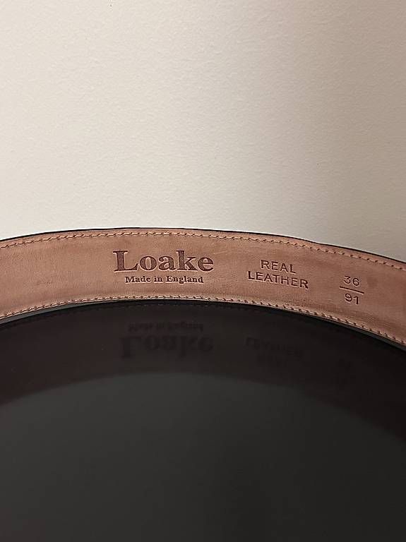 Cinture: Ledergurt Braun (Loake) – Usato da Zürich venduto da greenbay12 1