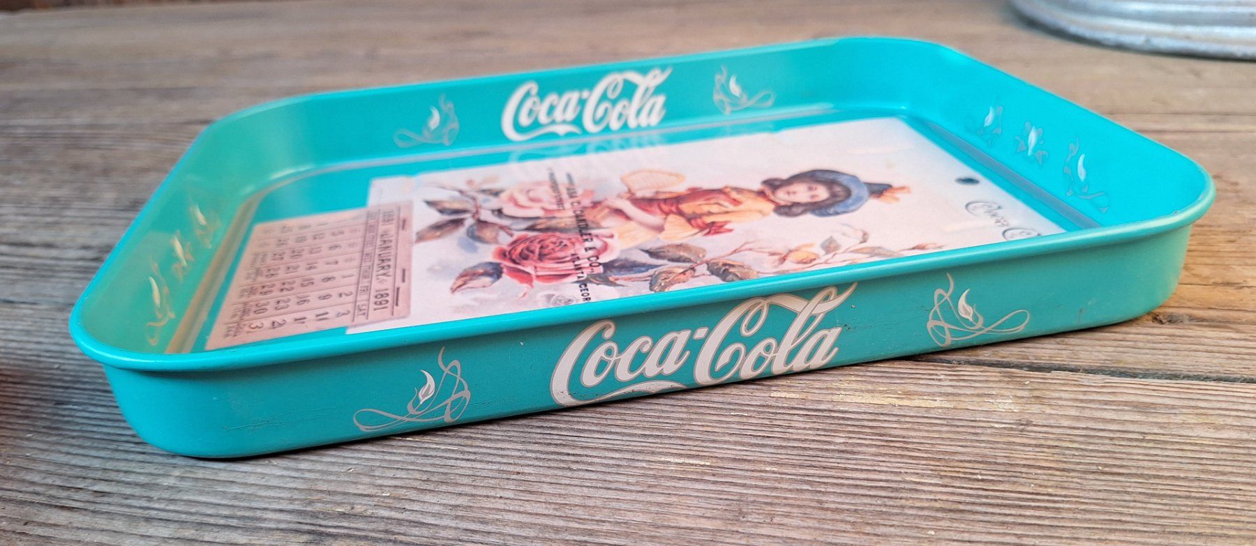 Plateaux: Coca-Cola Serviertablett blau – D'occasion à Weinfelden par JoeBaer 1