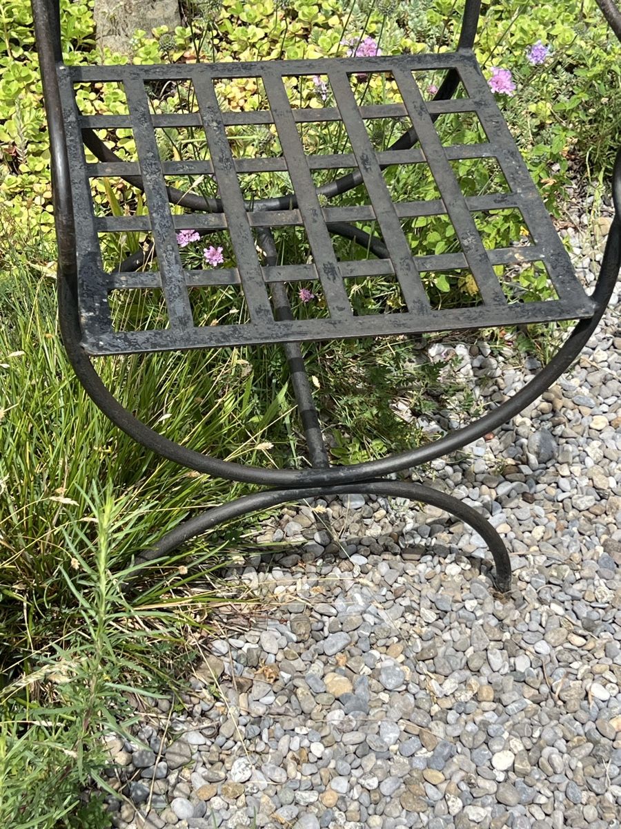 Sedie: Gartenmöbel mit Charme, aus Eisen – Usato da Meierskappel venduto da schoene_dinge 3