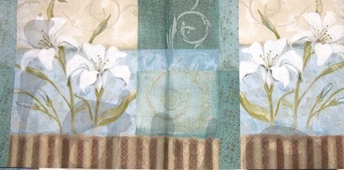 Tovaglioli: Serviette lilien (b145) 3Stk. – Nuovo (secondo la descrizione) da Schlatt TG venduto da kreativ-atelier