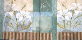 Serviette lilien (b145) 3Stk.