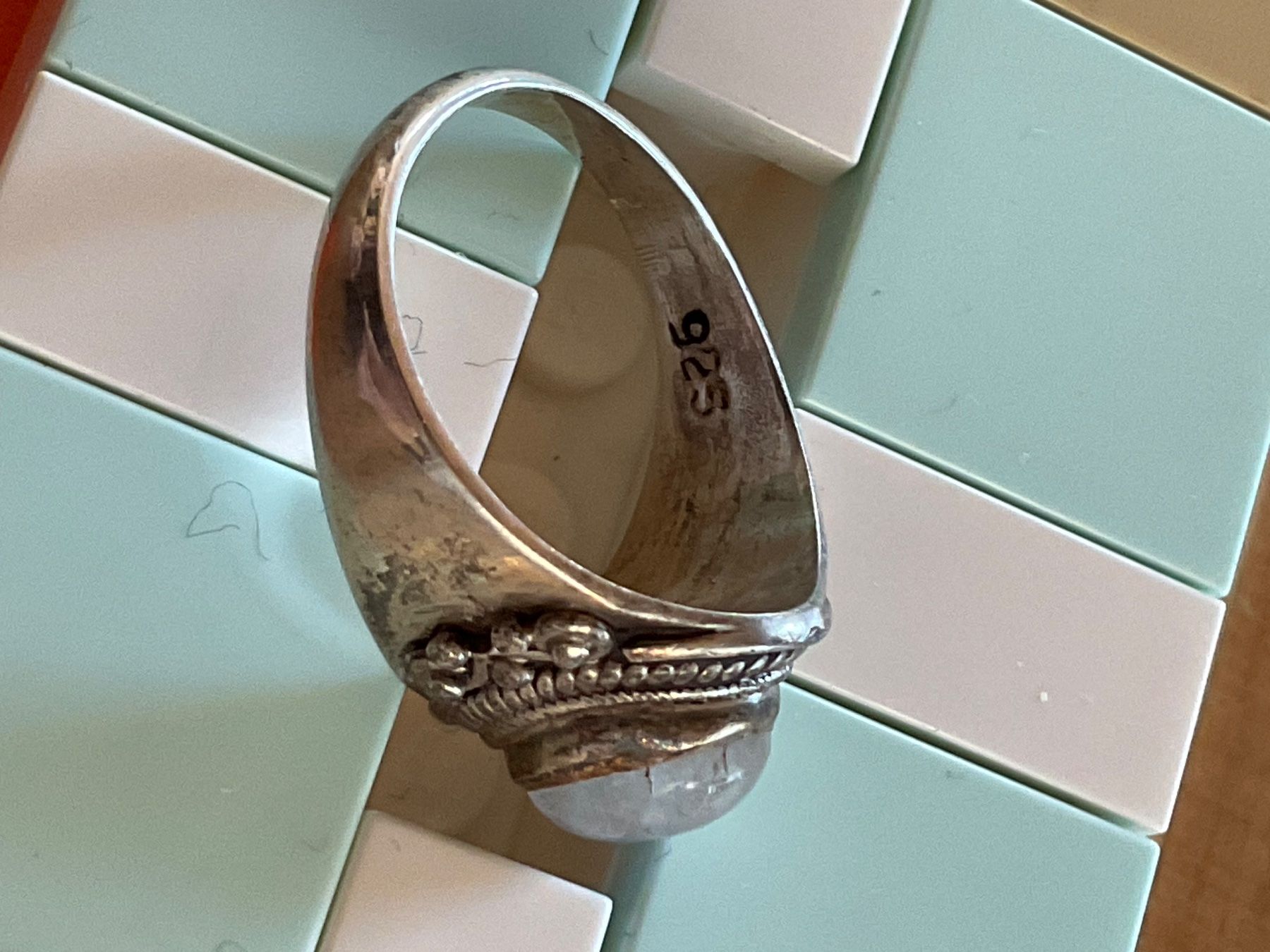 Ringe: Ring mit Labradorit / Gr. 50 – Gebraucht aus Rümlang von Sambas19 2