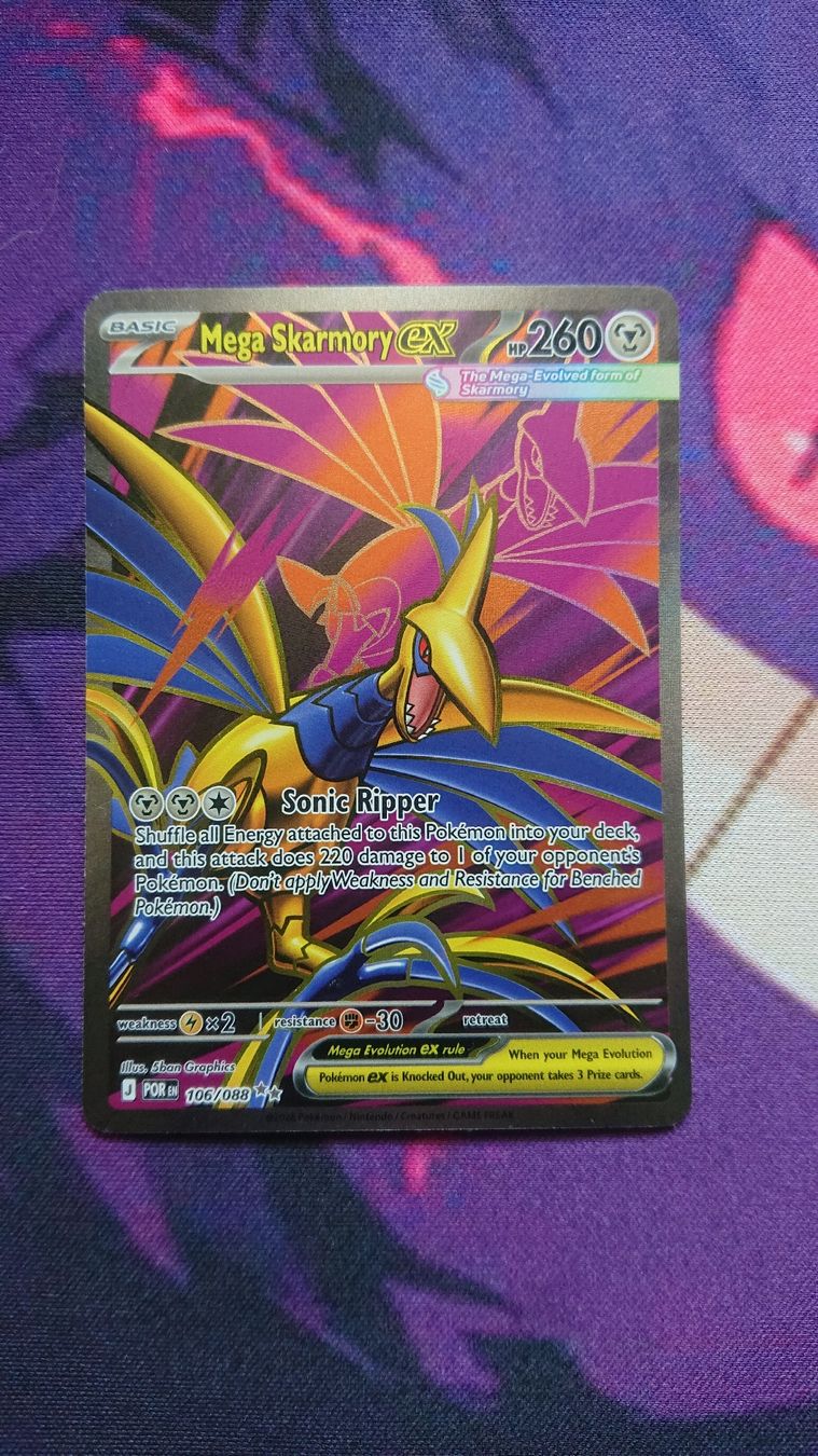 Pokémon Carte collezionabili: Mega Skarmory EX POR 106 EN – Nuovo (secondo la descrizione) da Chur venduto da FreakofRarity