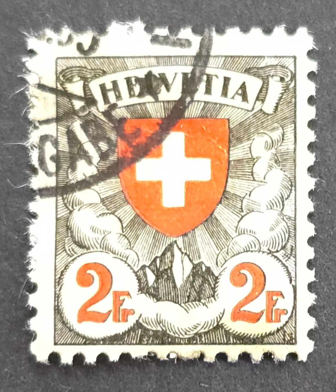 Tutti i francobolli: Wappenmuster-Z 166 ● – Usato da Hittnau venduto da stamps_and_coins