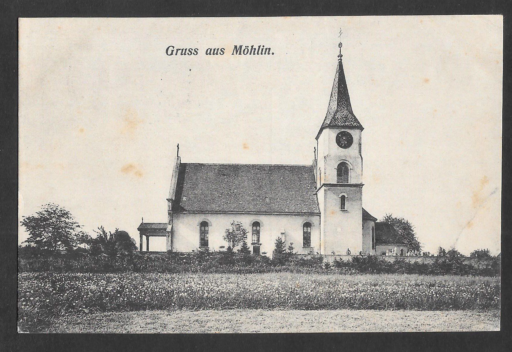 Cartes postales: Möhlin Kirche – D'occasion à Olten par clotaldi