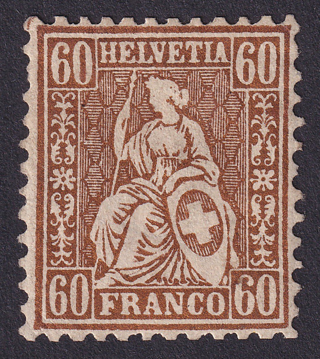Alle Briefmarken: Nr.35 ungebraucht * Kat: 2000.- – Gebraucht aus Ebikon von SilvioFreund
