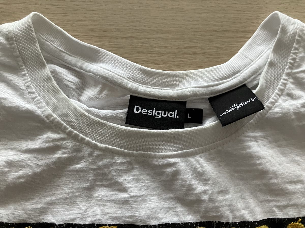 Desigual T-shirt: T-shirt Rolling Stone en L Desigual – Usato da Jongny venduto da Spicymum82 1