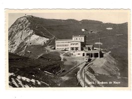 Rochers de Naye Bergbahnen Berge Natur Poststempel 1949