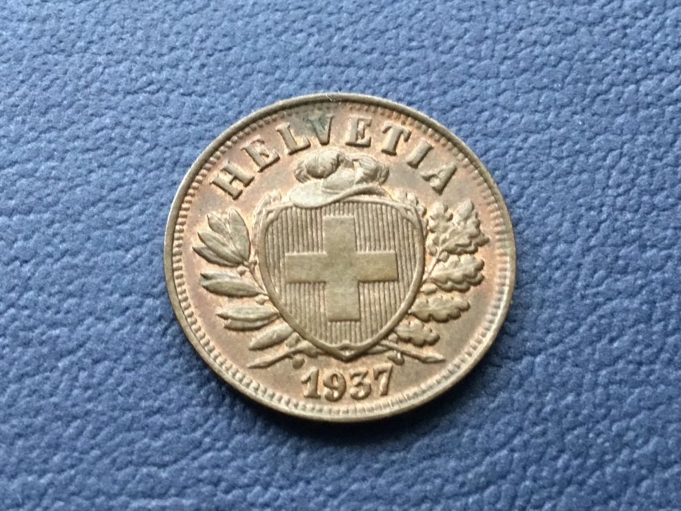 Tutti le monete: 2 Rappen 1937 VZ ++ – Nuovo (secondo la descrizione) da St. Margrethen SG venduto da alfapeugeot10 1