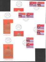 Zusammenhängend 4 FDC Z50 - Z53 ET Bern 28.3.1974
