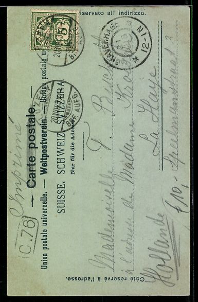 Cartoline postali: Mondschein-Lithographie Luzern, Strassen – Usato da Berlin venduto da bartko-reher 1