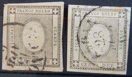 Sardinien Altitalien Kat. 16-17 gest. 1861 Kat. 84 Euro