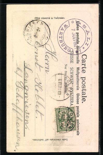 Cartoline postali: AK Olten, Säli, Gebäudeansicht, 1901 – Usato da Berlin venduto da bartko-reher 1