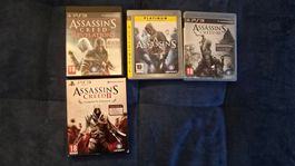 PS3 Assassin's Creed Spielepaket 4 Spiele