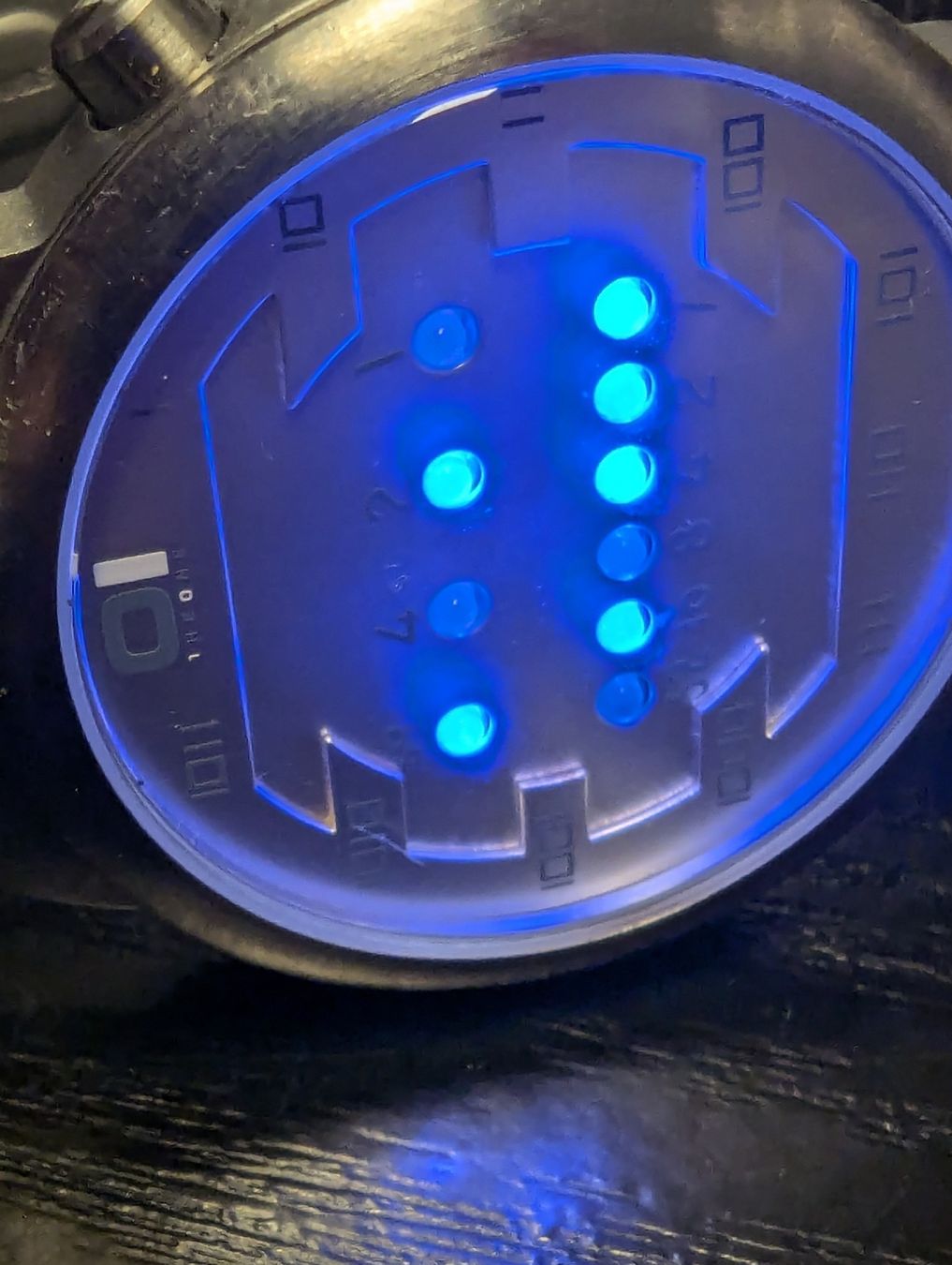 Uhren: "01 THE ONE" Samui moon Binary LED Watch - Steel – Gebraucht aus Baden von swiss-alps 1