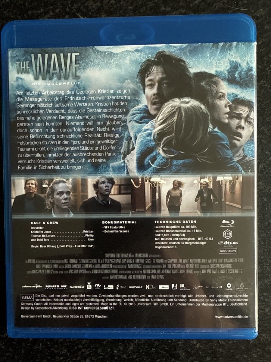Tutti i DVDs: The Wave – Die Todeswelle – Usato da Münsingen venduto da Sim2977 1