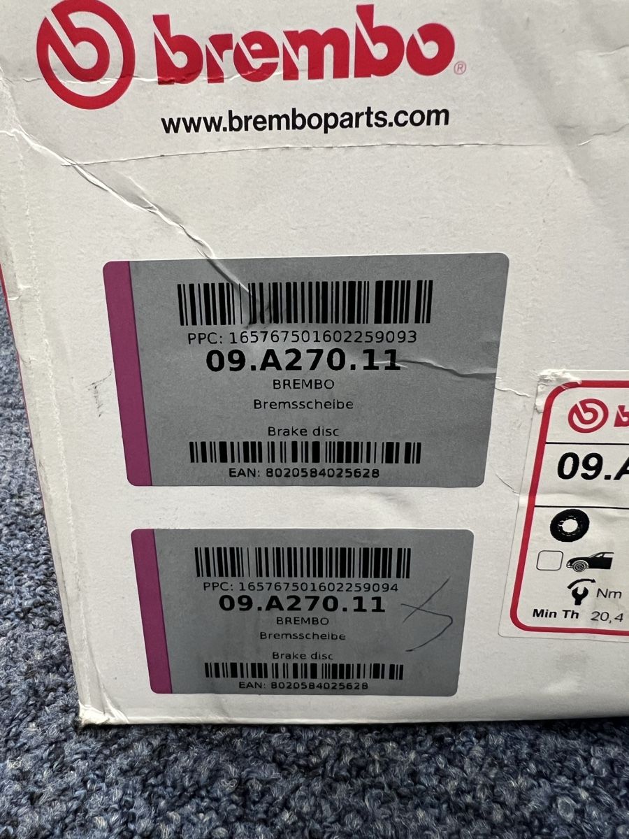 Brembo Tutti pezzi di ricambio auto: Brembo Bremsbeläge & Scheiben für BMW E90/E91/E92/E93 2005-2 – Nuovo e nell'imballaggio originale da Illnau venduto da R-Audi 2