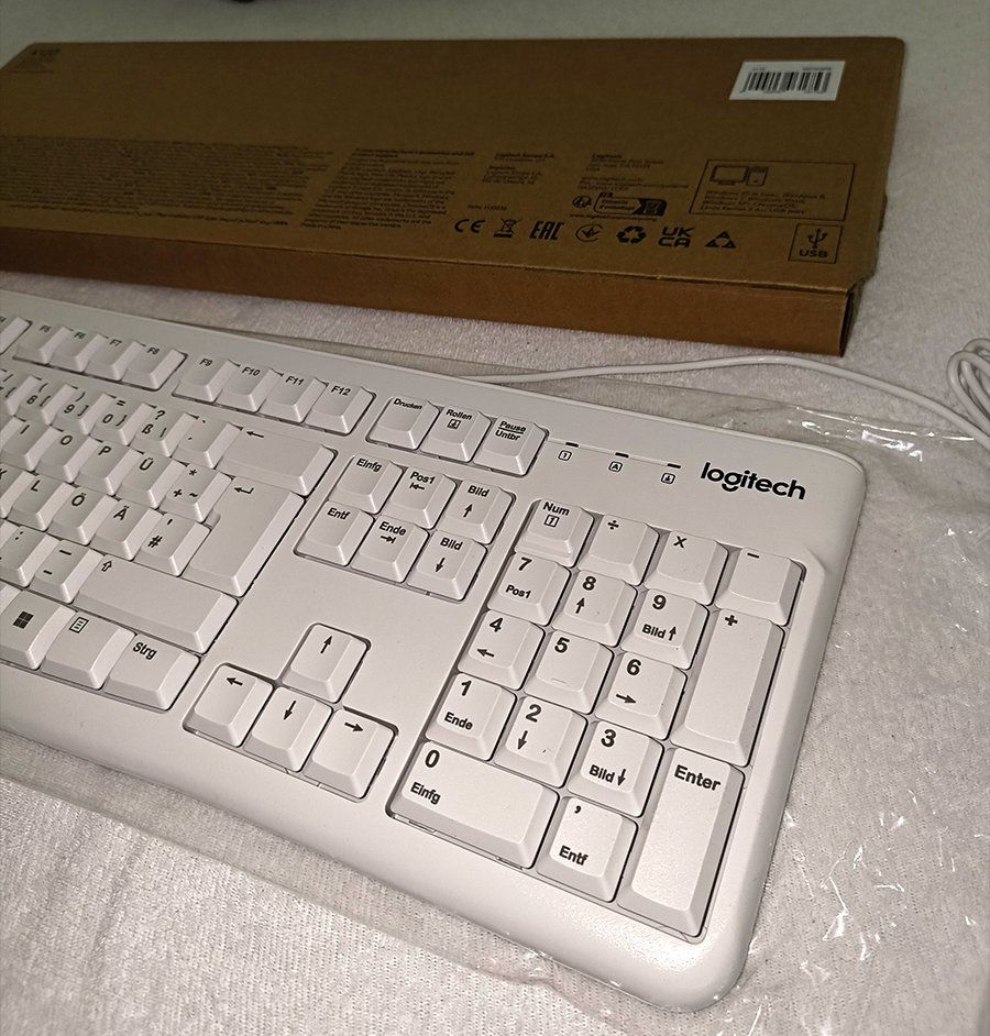 Logitech Tastiere: NEU, inkl. Verpackung: Logitech K120 Computer Tastatur – Nuovo e nell'imballaggio originale da Rickenbach BL venduto da Jo.Wie 2