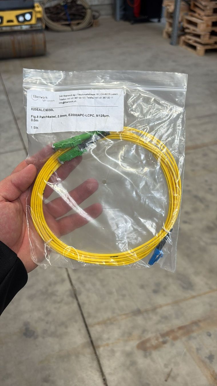 Cavi: Diverse Patchcords LC-LC / LC-APC / LC-E2000 bis 15m – Nuovo e nell'imballaggio originale da Sursee venduto da Network_41AG 1
