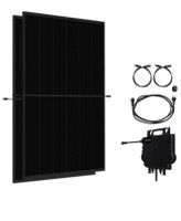 Balkonkraftwerk 2 PV Module mit Wechselrichter 1500W