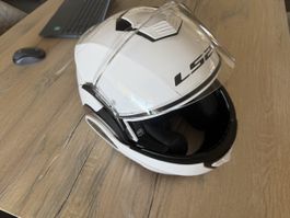 Motorradhelm LS2 weiss Grösse M guter Zustand
