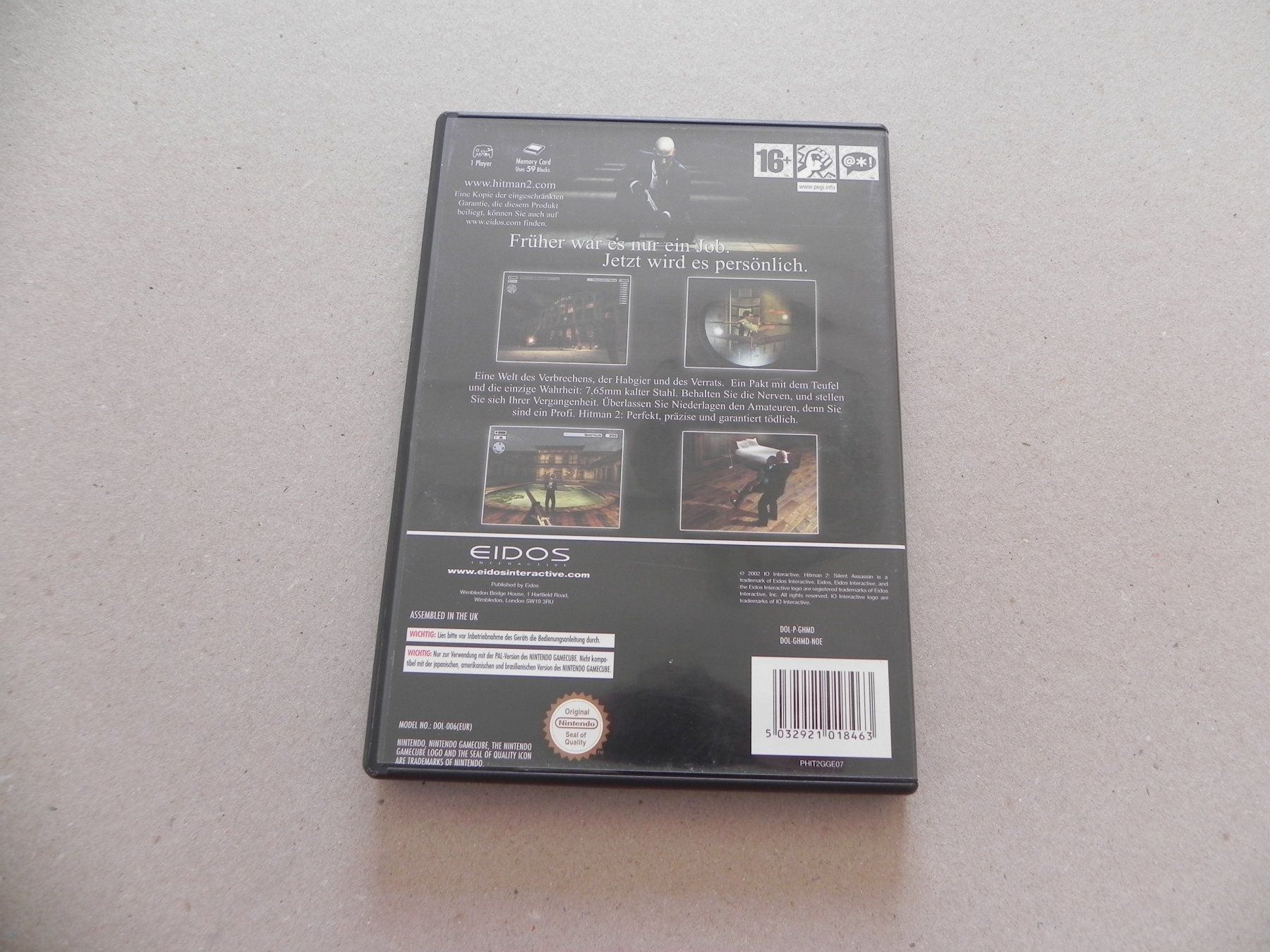Nintendo Giochi: Nintendo GC Gamecube Spiel Hitman 2 Silent Assassin 2002 – Usato da Siebnen venduto da krimsie 1
