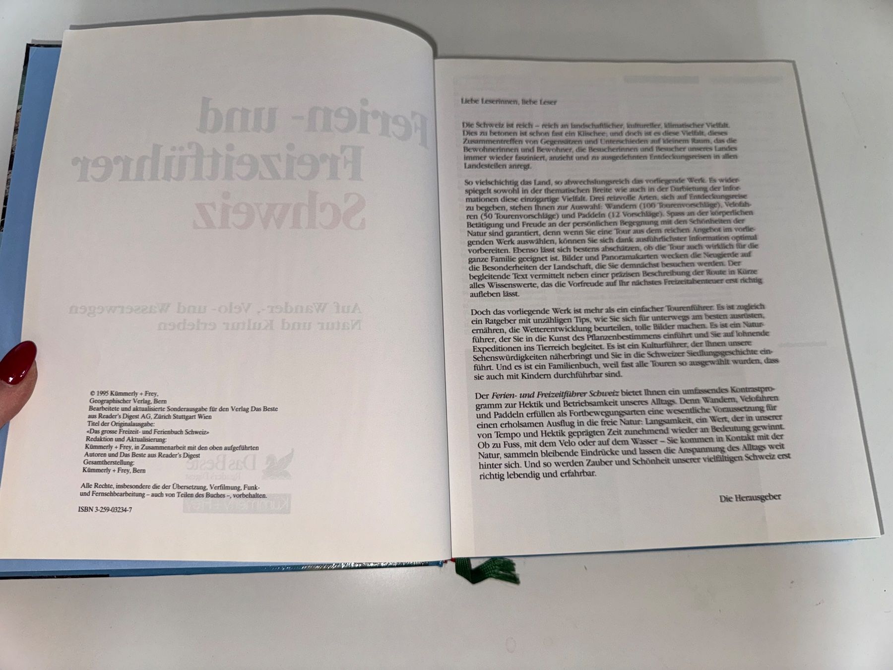 Livres: Buch: Ferien und Freizeitführer Schweiz – D'occasion à Grosswangen par Second_hand_paradise 1