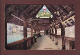 LUZERN - Inneres der Kapellbrücke
