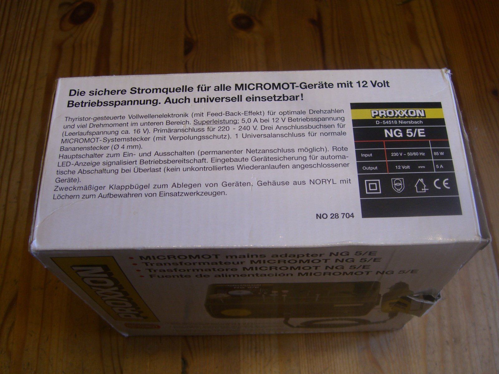 Proxxon Micromot NG 5/E Trafo, Top Zustand, wenig gebraucht! (Gebraucht ...